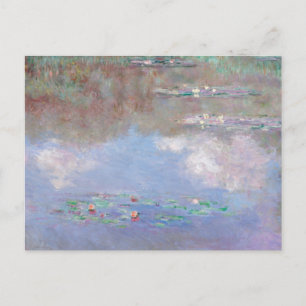Monet - Vatten Lily Pond (moln), Vykort