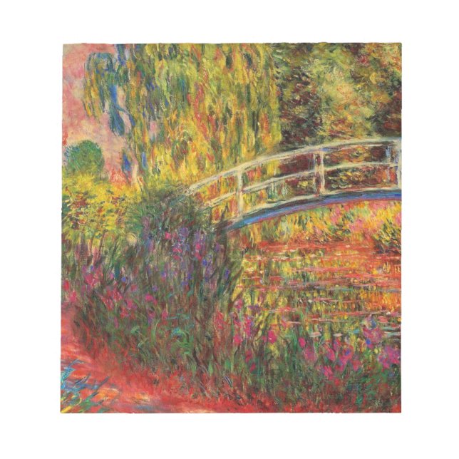 Monet Vatten Lily Pond och Vatten Irises Anteckningsblock (Framsida)