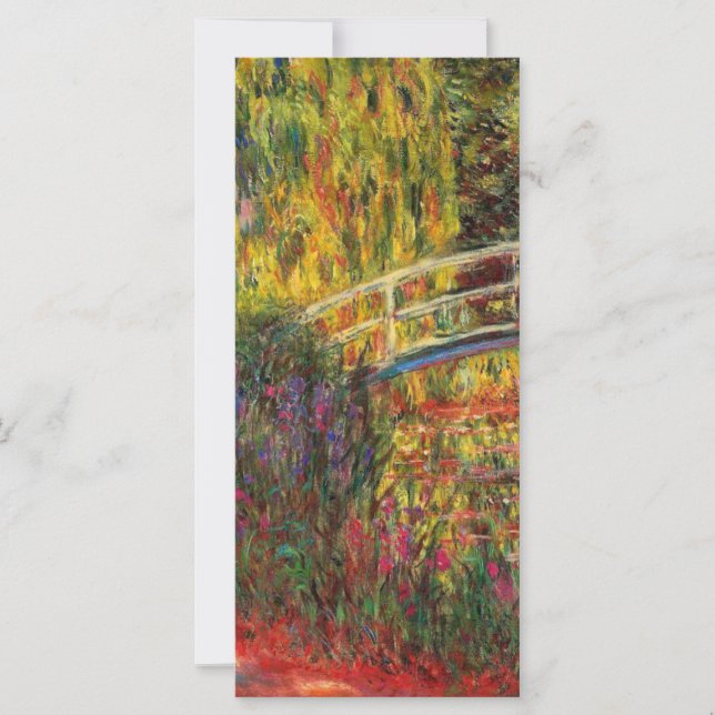 Monet Vatten Lily Pond och Vatten Irises Card (Framsida)