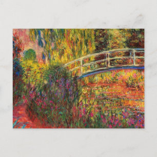 Monet Vatten Lily Pond och Vatten Irises Inbjudan Vykort
