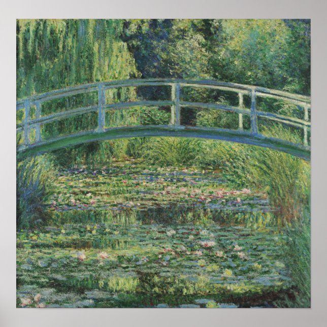 Monet - Vatten Lily Pond Poster (Framsidan)