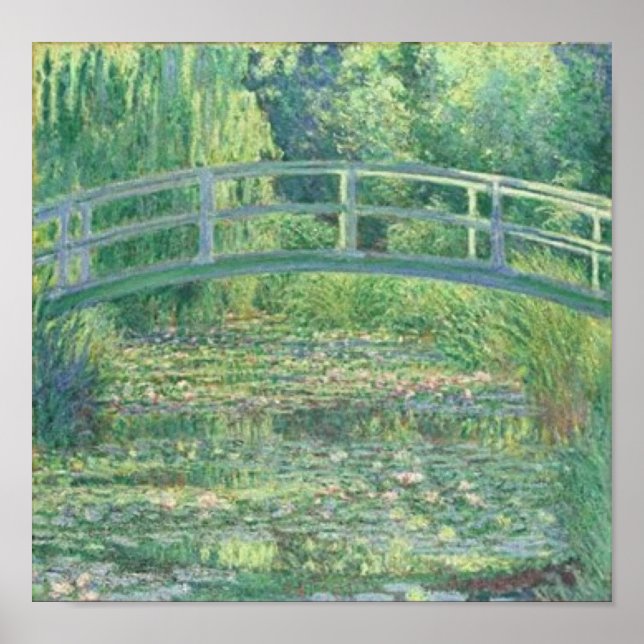 Monet-Vatten Lily Pond Poster (Framsidan)
