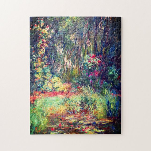 Monet Vatten Lily Pond Pussel (Vertikal)