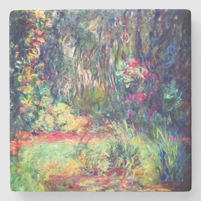 Monet Vatten Lily Pond Stenunderlägg (Framsidan)