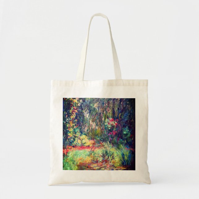Monet Vatten Lily Pond Tygkasse (Framsidan)