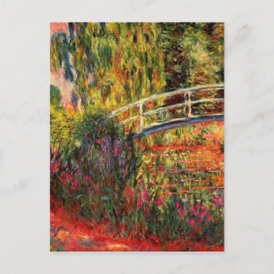 Monet - Vatten Lily Pond, Vatten Irises Vykort
