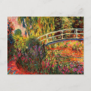 Monet - Vatten Lily Pond, Vatten Irises Vykort