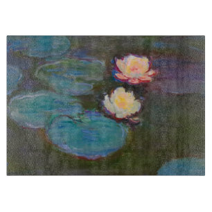 Monet Vattenlilja Liljor Damm Vattenliljor Målning