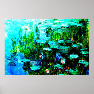 Monet Vattenliljor Affisch