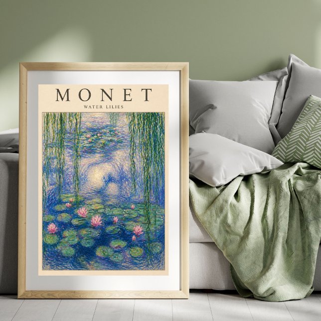 Monet Vattenliljor Affisch | Impressionistisk Träd (Skapare uppladdad)