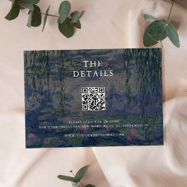 Monet Vattenliljor Bröllop Tilläggskort