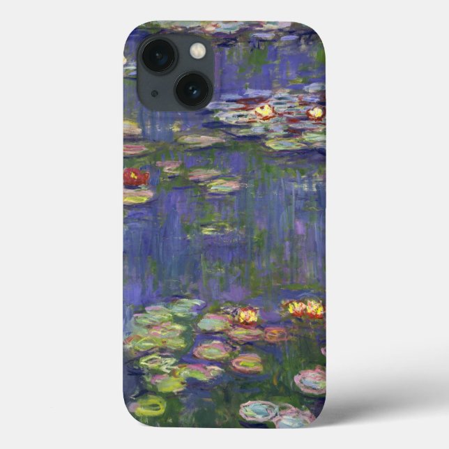 Monet Vattenliljor Mästerverk Målning (Baksida)