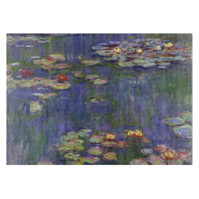 Monet Vattenliljor Mästerverk Målning (Framsidan)