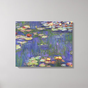 Monet Vattenliljor Mästerverk Målning Canvastryck