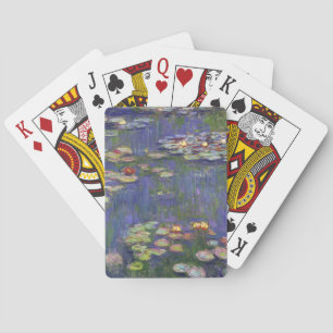 Monet Vattenliljor Mästerverk Målning Casinokort