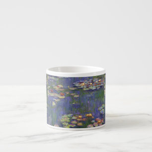 Monet Vattenliljor Mästerverk Målning Espressomugg