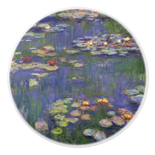 Monet Vattenliljor Mästerverk Målning Knopp
