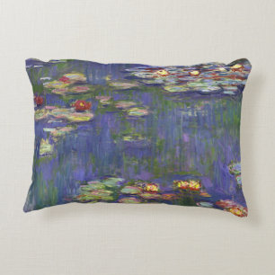 Monet Vattenliljor Mästerverk Målning Prydnadskudde