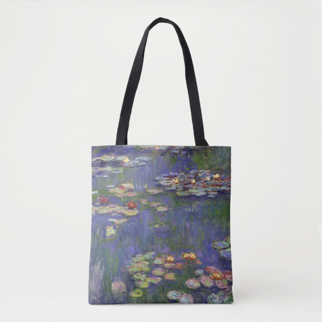 Monet Vattenliljor Mästerverk Målning Tygkasse (Framsida)