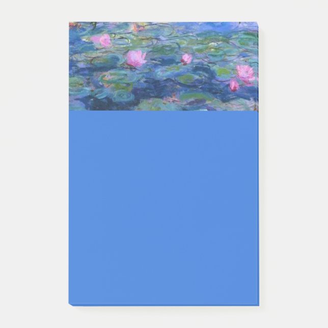 Monet Vattenliljor Post-it Block (Framsida)
