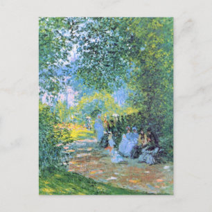 Monet - vid Parc Monceau Vykort