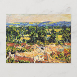 Monet - "View of Village of Giverny" Vykort