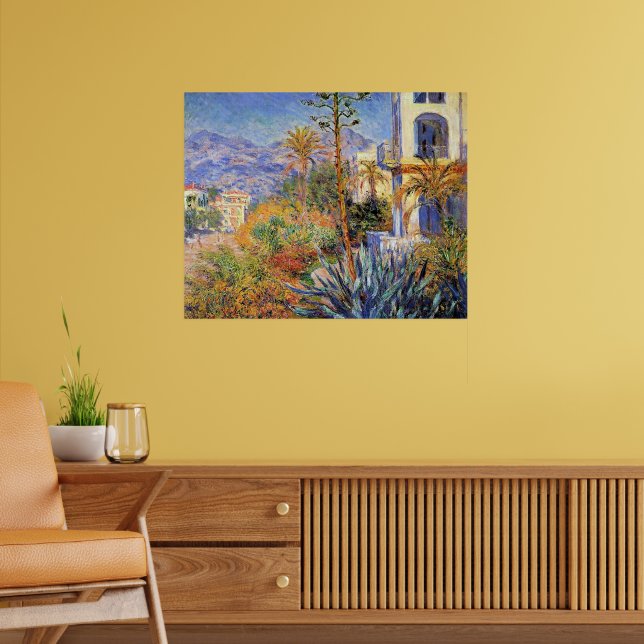 Monet - Villor vid Bordighera, Poster (Vardagsrum 2)