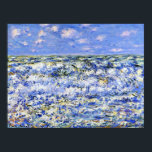 Monet - Vinkara brytningar, berömd teckningar Poster<br><div class="desc">Vinkara Breaking,  populär målning av Claude Monet</div>
