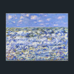 Monet - Vinkara brytningar, berömd teckningar Vykort<br><div class="desc">Vinkara Breaking,  populär målning av Claude Monet</div>
