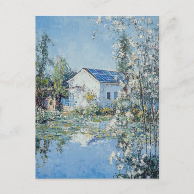 Monet Vintage Art Postkort Vykort (Framsida)