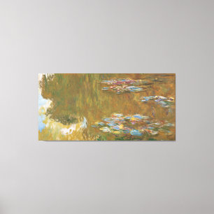Monet Vintage Vatten Lily Pond Canvastryck