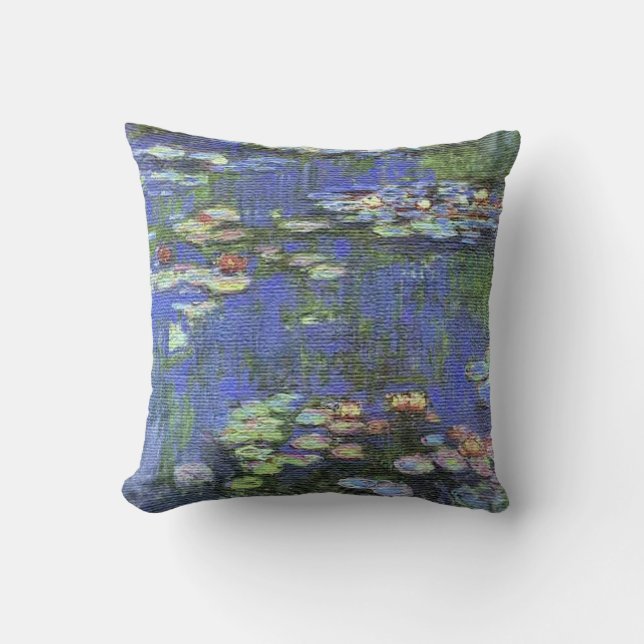 Monet Water Lilies Kudde (Framsida)