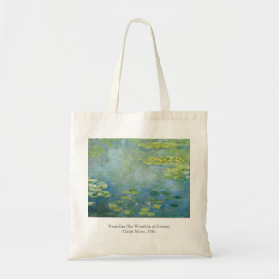 Monet Waterlilies 1906 målarfärg Tygkasse
