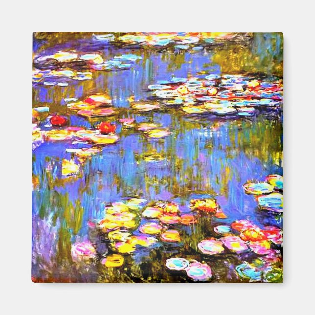 Monet Waterlilies Magnet (Framsidan)