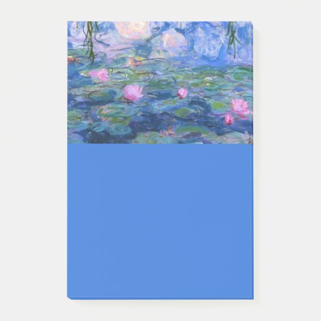 Monet Waterlilies Post-it Block (Framsida)