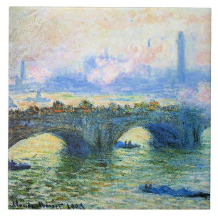 Monet - Waterloo Bridge, London, Kakelplatta