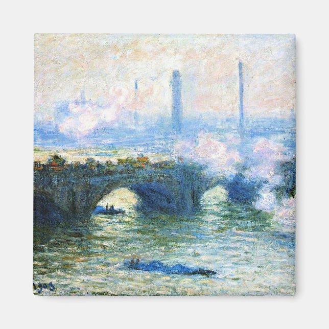 Monet - Waterloo Bridge, London  Magnet (Framsidan)