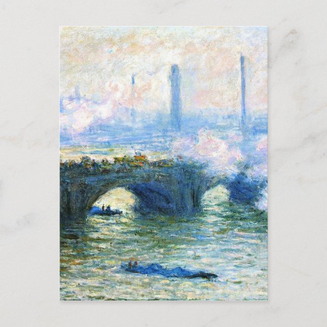 Monet - Waterloo Bridge, London  Vykort (Framsida)