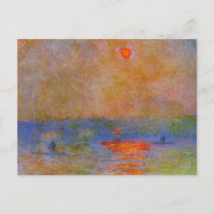 Monet, Waterloo Bridge, Sunlight in Fog Vykort