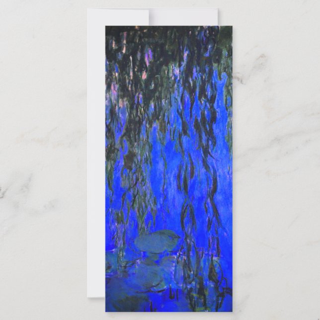 Monet Weeping Willow Grenar Card (Framsida)