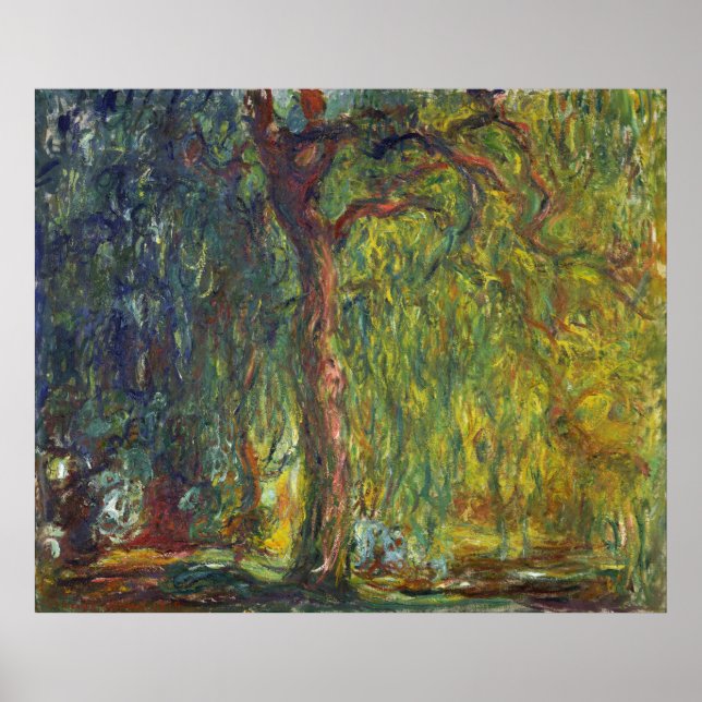 Monet, Weeping Willow Poster (Framsidan)