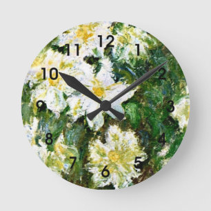 Monet - White Clematis, blommigt av berömd Rund Klocka