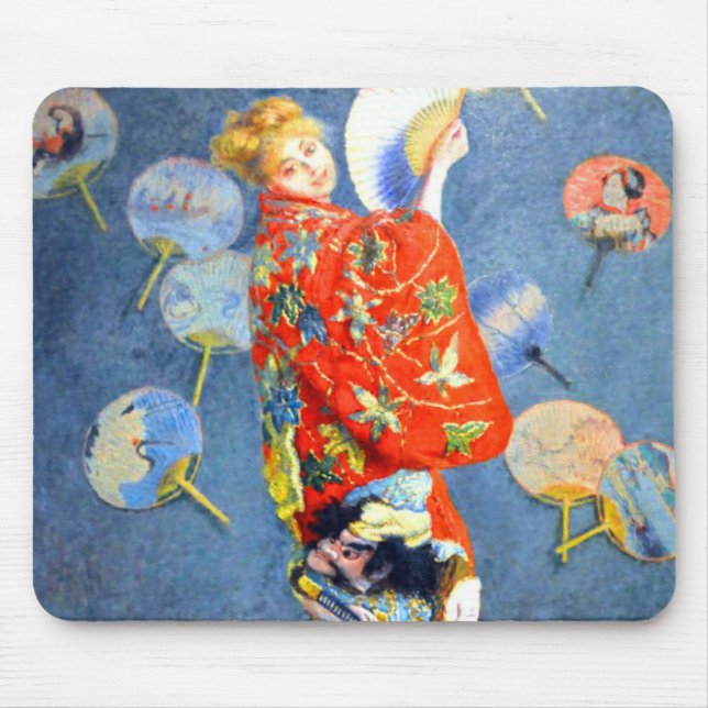 Monet Woman i japanska Costume Musmatta (Framsidan)