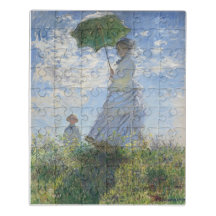 Monet Woman med parasol