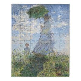 Monet Woman med parasol