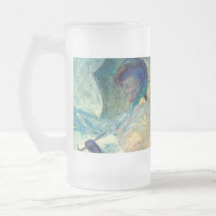 Monet Woman med Parasol Facing Lämnat Frostat Ölglas