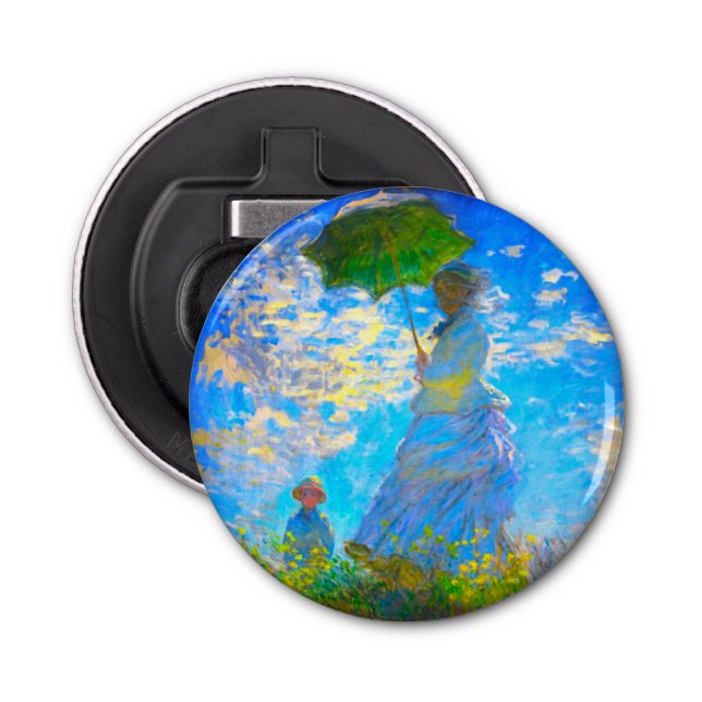 Monet Woman med parasol Flasköppnare (Framsidan)