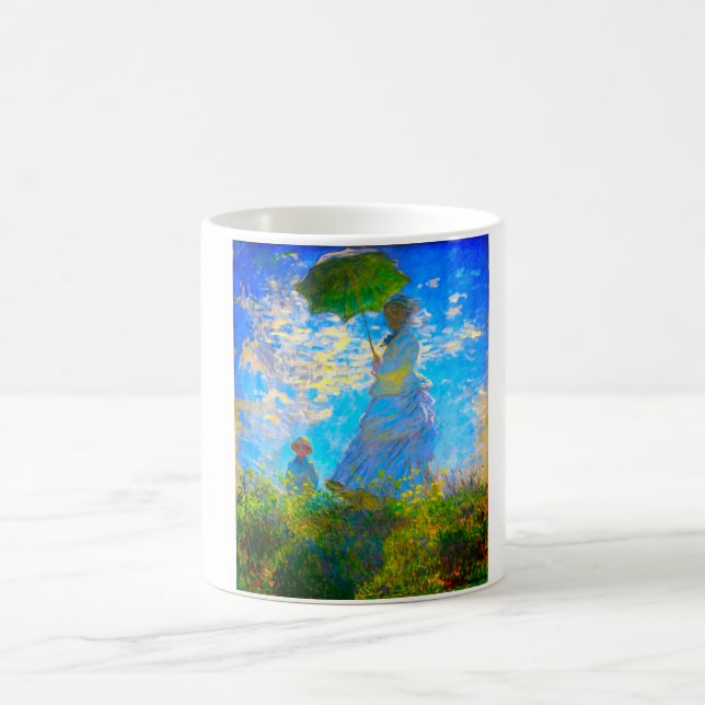 Monet Woman med parasol Kaffemugg (Center)