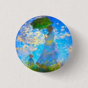 Monet Woman med parasol Knapp