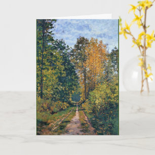 Monet - Wooded Väg Kort